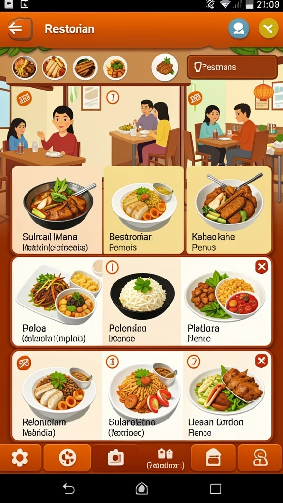 Tampilan awal yang mengesankan dengan grafis tajam.