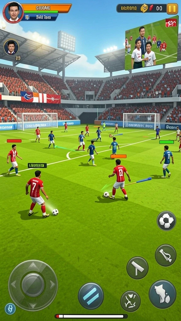 Mode multiplayer yang memungkinkan bermain bersama teman.