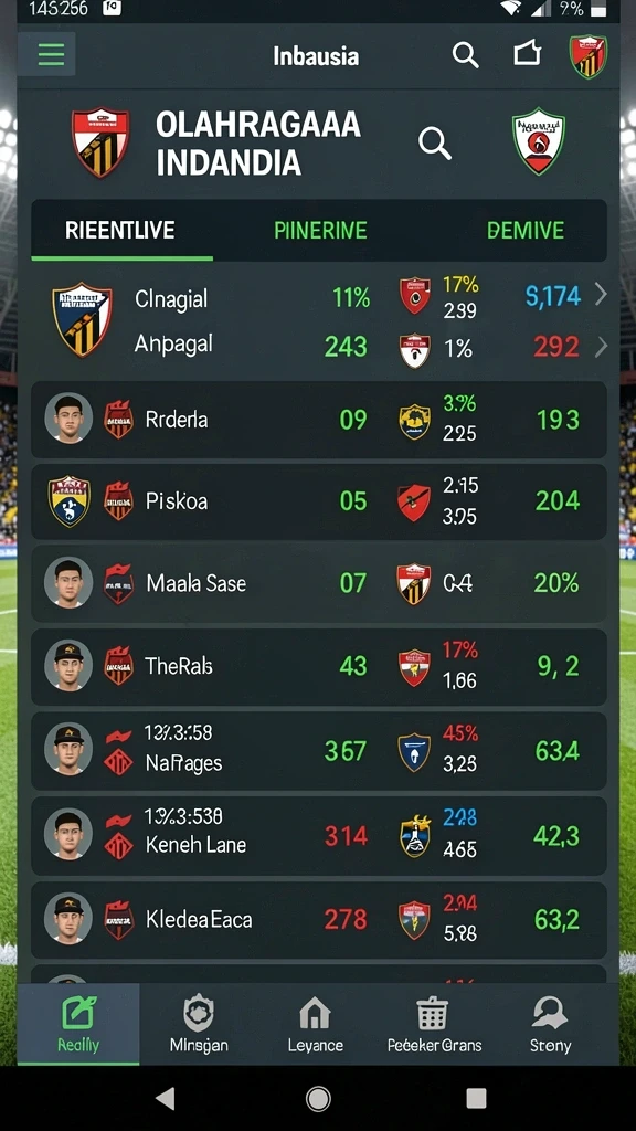 Beragam tema permainan yang siap dimainkan.