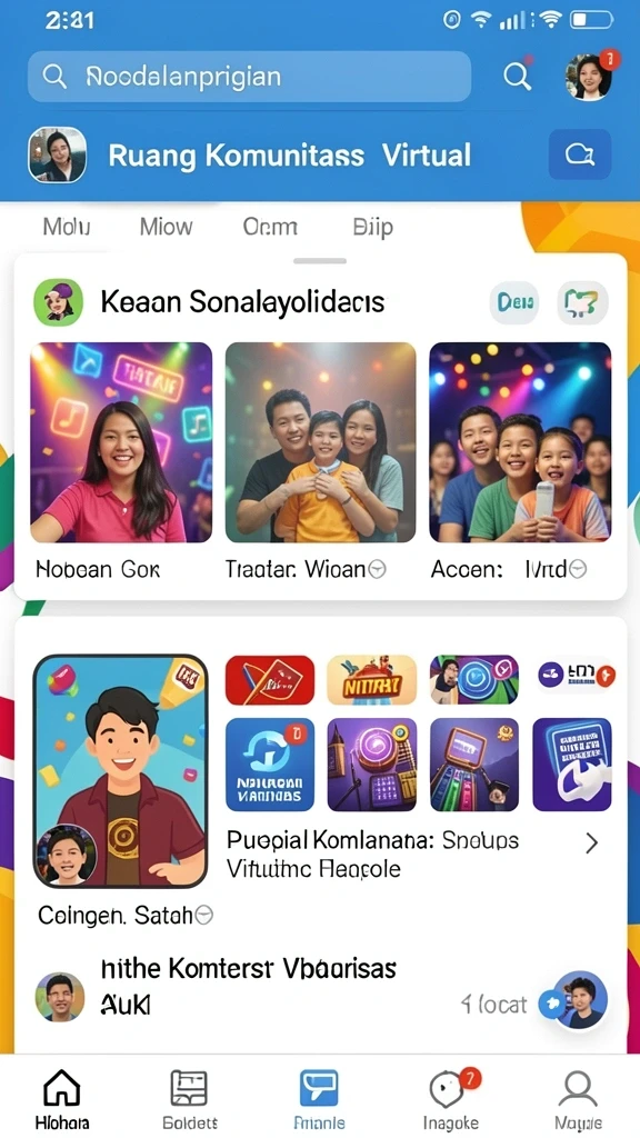 Tampilan antarmuka utama 789BNL yang menarik.