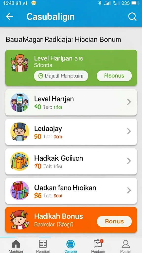 Pengguna berkompetisi di leaderboard global.
