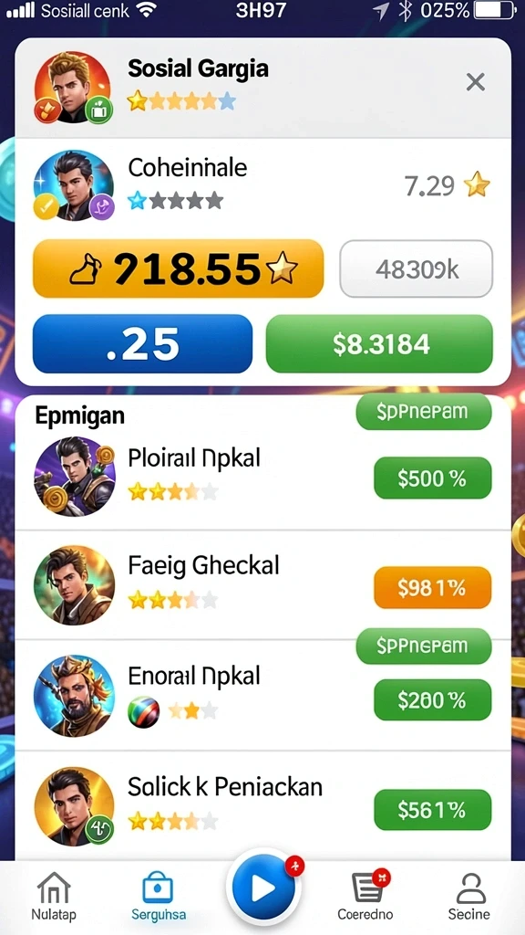 Tampilan antarmuka 8QR yang menarik dan intuitif.
