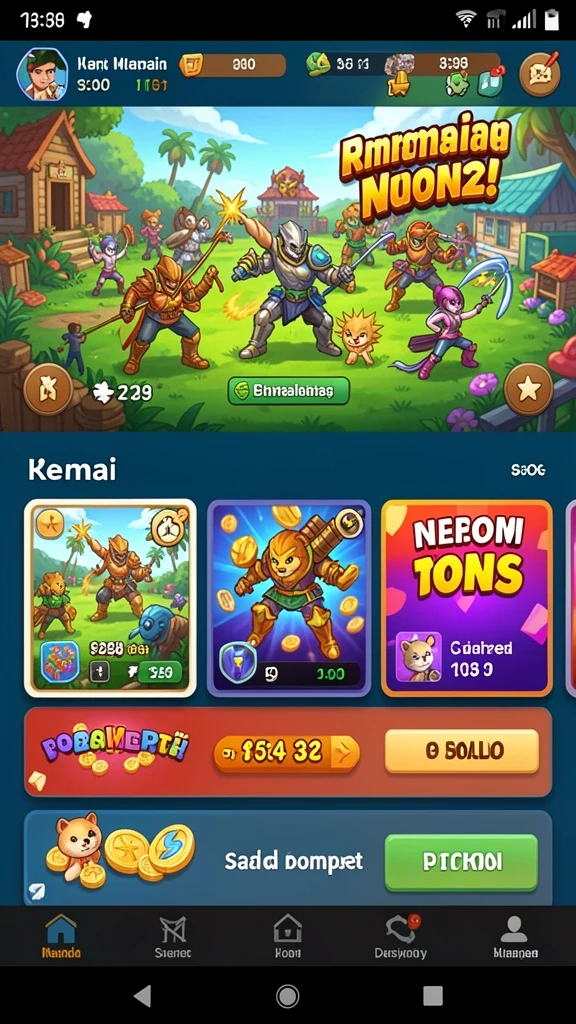 Tangkapan layar menunjukkan mode baru yang menantang di 9939.