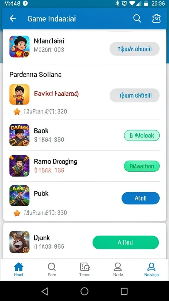 Screenshot dari mode permainan yang penuh aksi.
