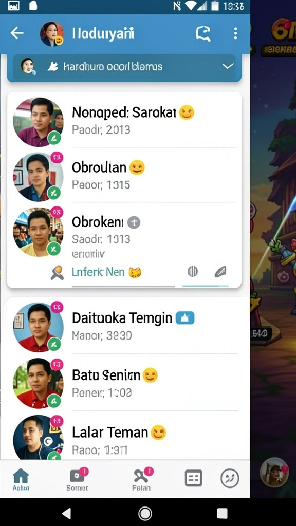 Tampilan antarmuka yang ramah pengguna.