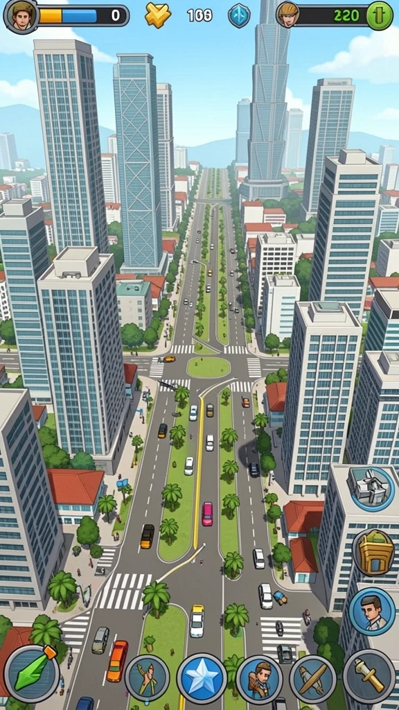 Tampilan grafis yang menawan dan penuh warna.