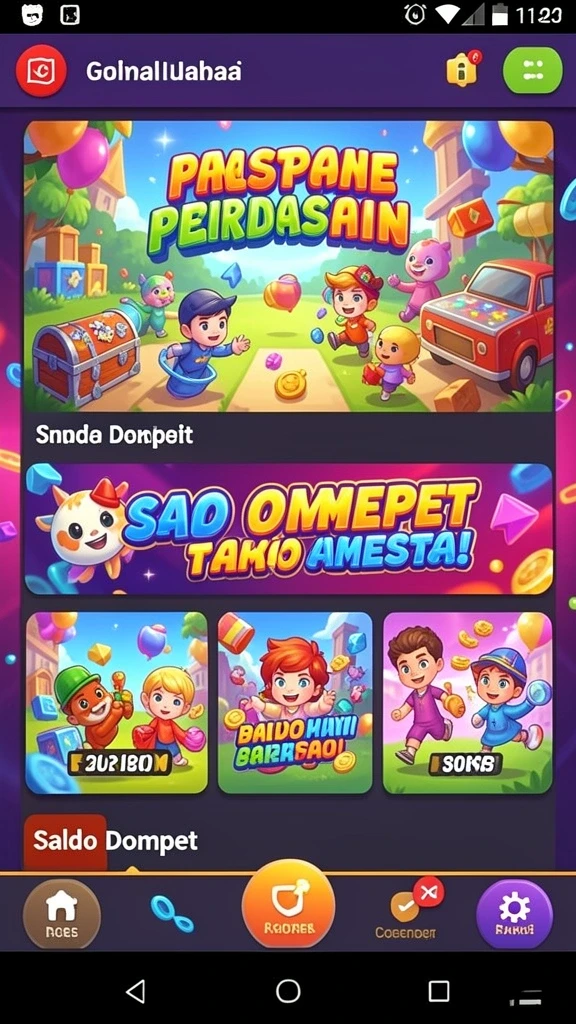 Screenshot menampilkan berbagai tema slot yang menarik.