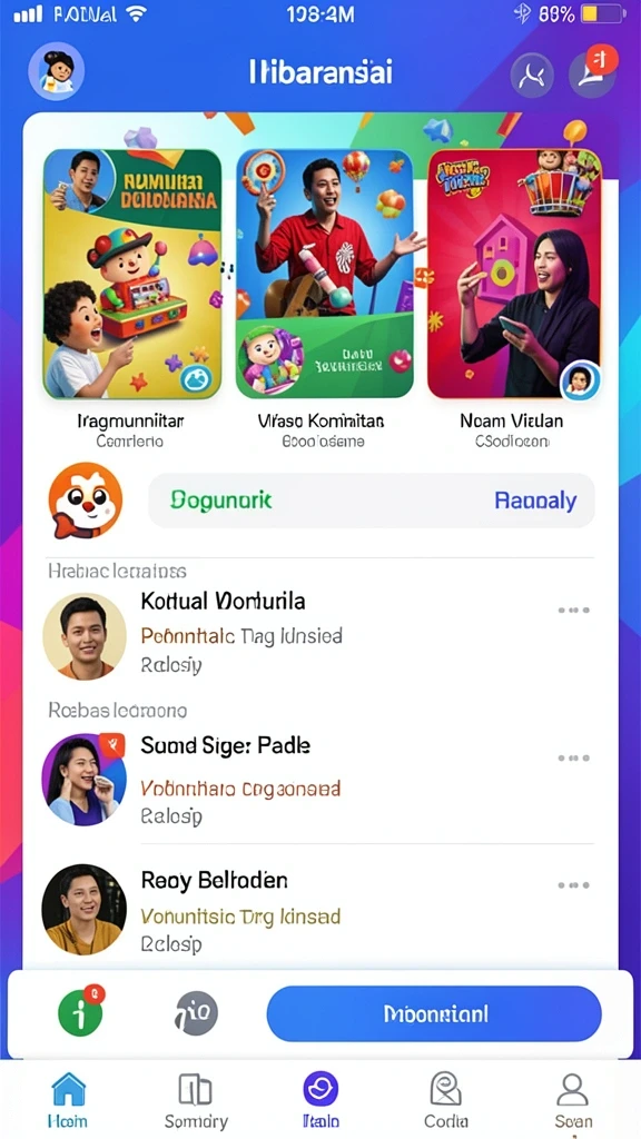 Mode permainan multiplayer yang seru dan kompetitif.