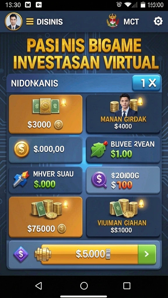 Tampilan antarmuka yang sederhana dan menarik.