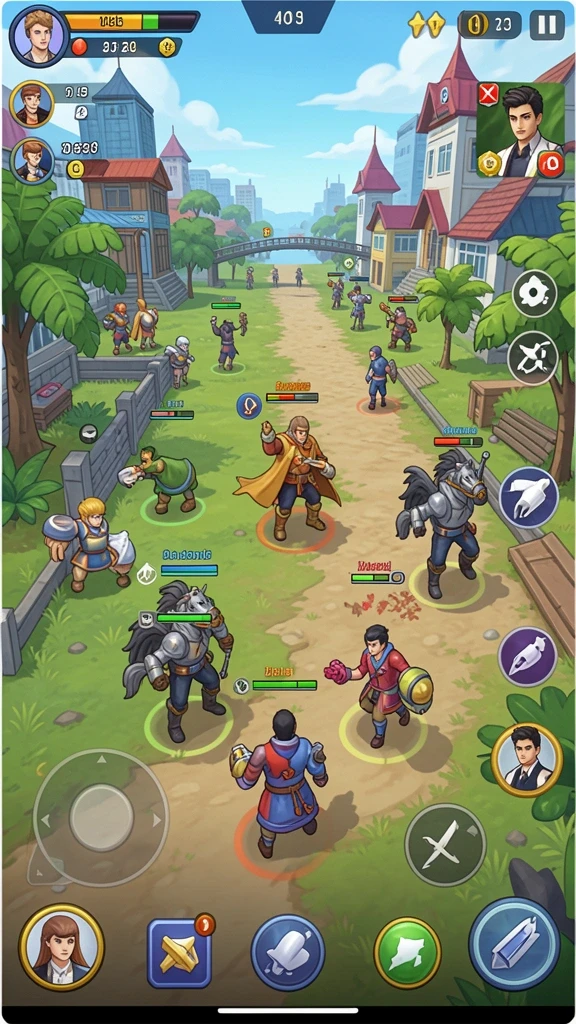 Mode multiplayer yang seru dan kompetitif.
