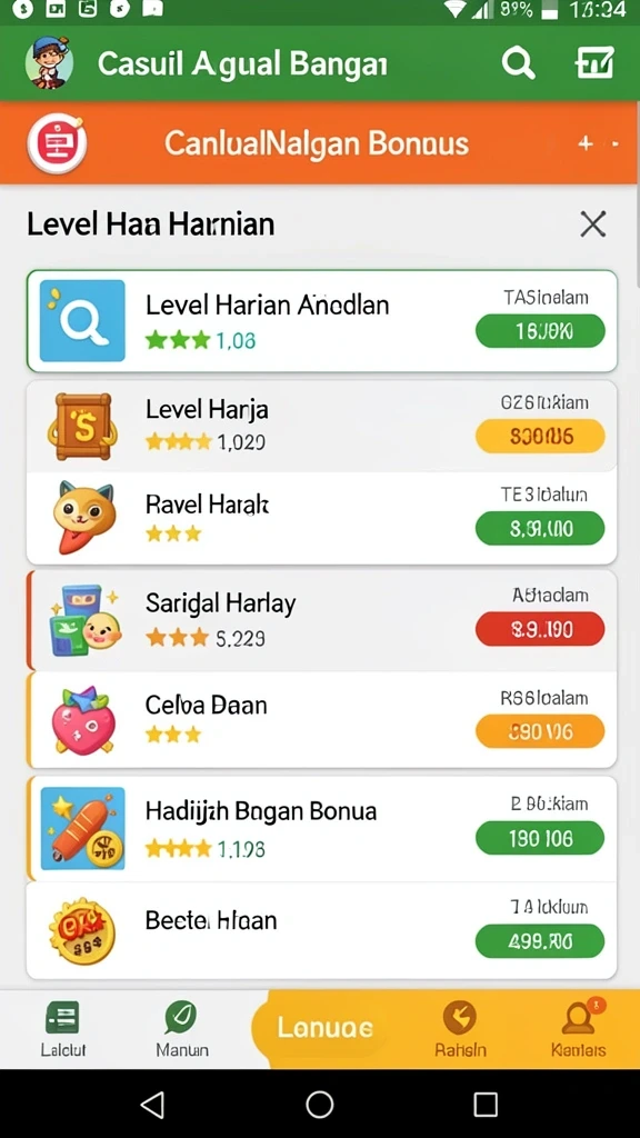 Ragam karakter menarik untuk dipilih.