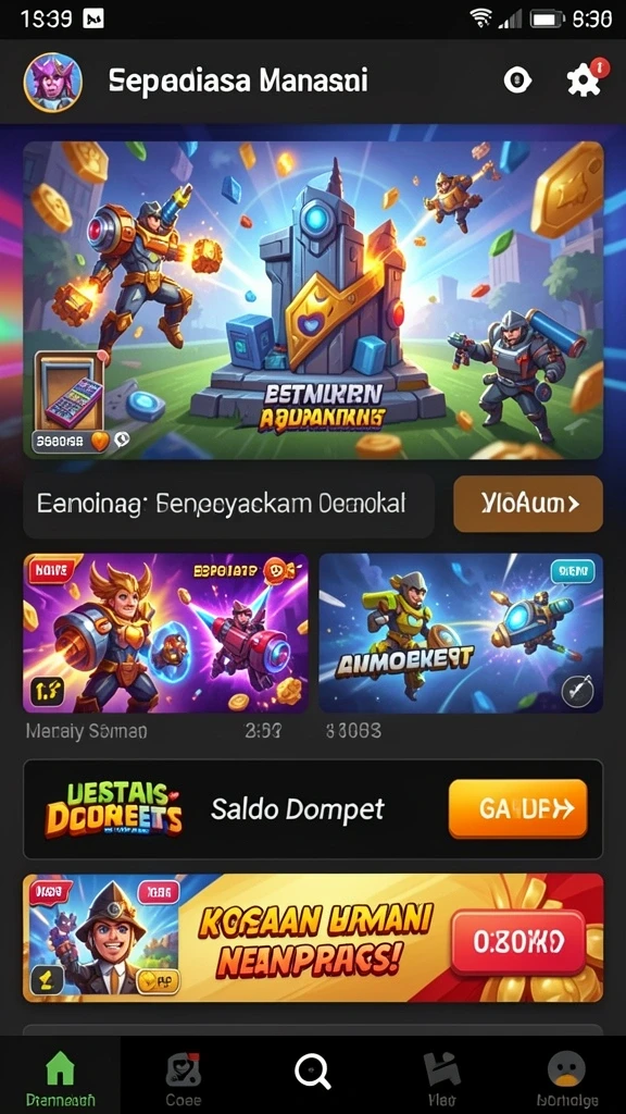 Visual menarik lainnya yang memperlihatkan pertarungan seru dalam D200M.