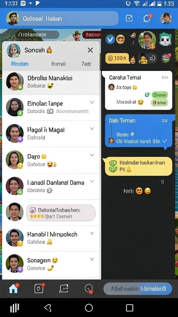 Tampilan karakter utama yang memukau.