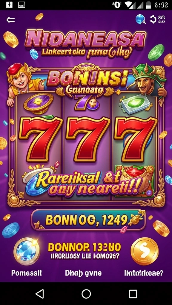 Tampilan awal game yang menarik dan interaktif.