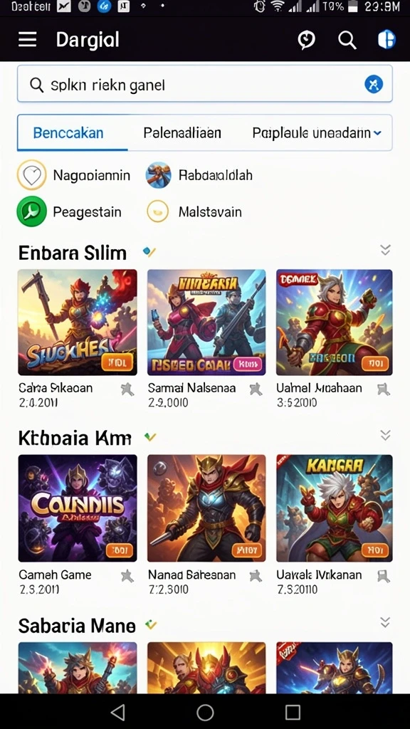 Leaderboard yang memacu semangat kompetisi antar pemain.