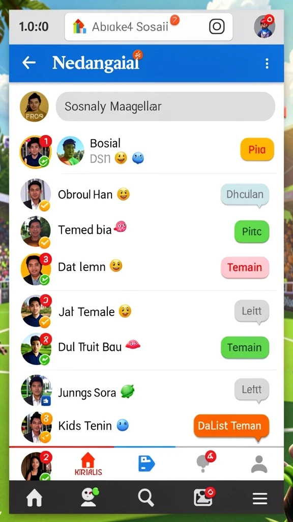 Tampilan antarmuka yang menarik dan intuitif.