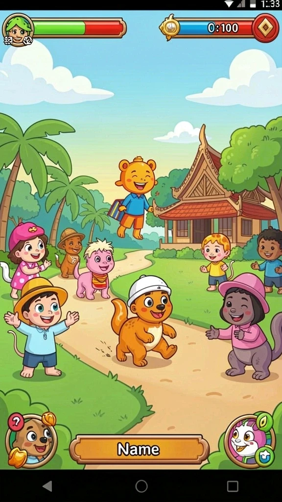 Pengalaman multiplayer yang menyenangkan dengan teman.