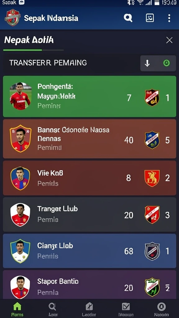 Tampilan antarmuka yang ramah pengguna dan menarik.