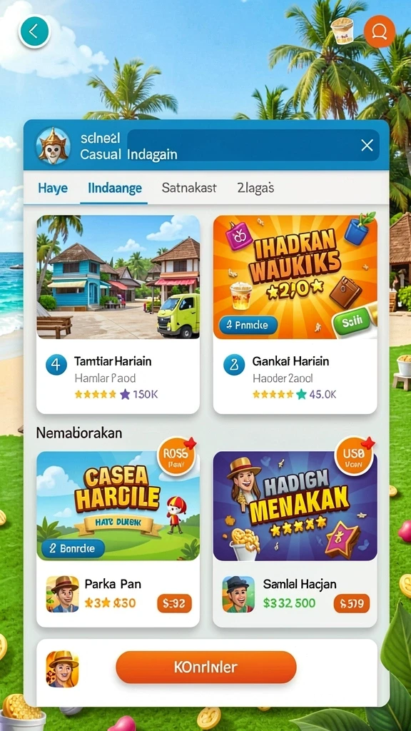 Beragam tema menarik untuk pengalaman bermain yang beragam.