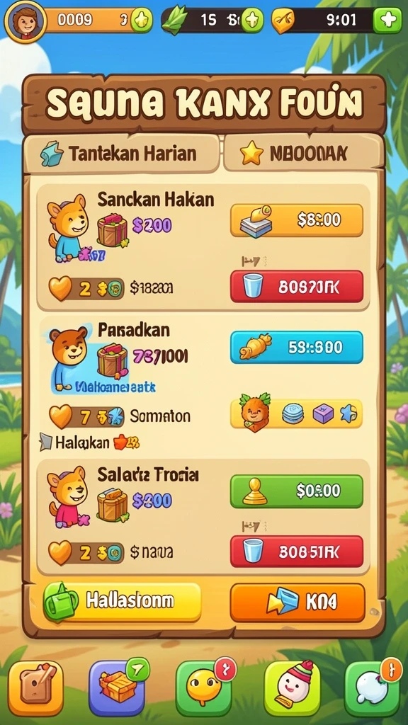Tampilan antarmuka utama yang menarik dan intuitif.