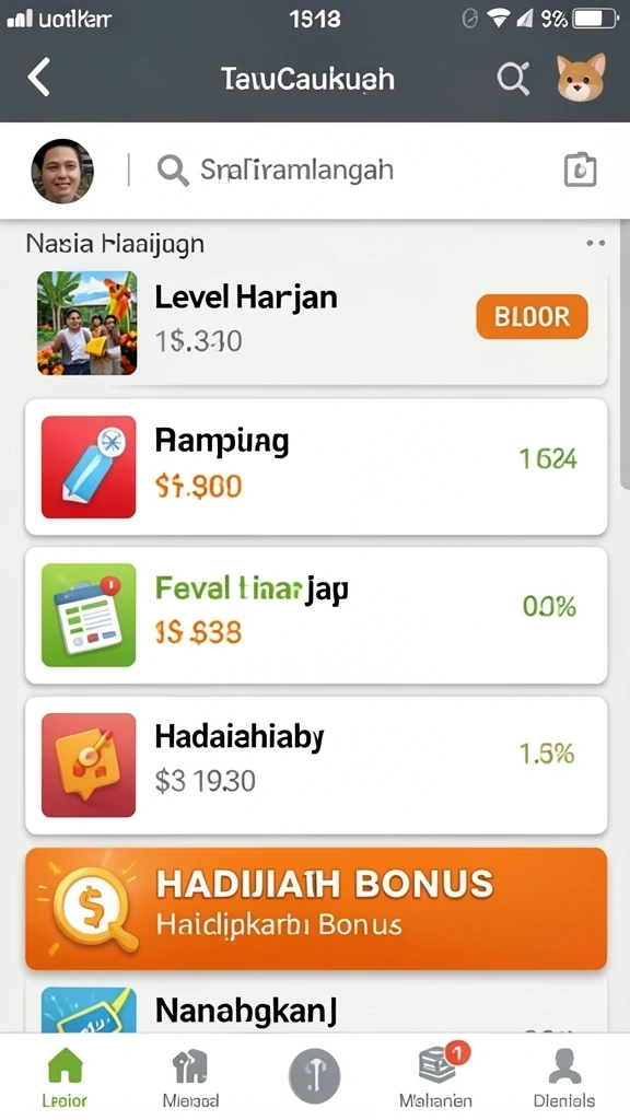 Tampilan antarmuka yang intuitif dan mudah digunakan.