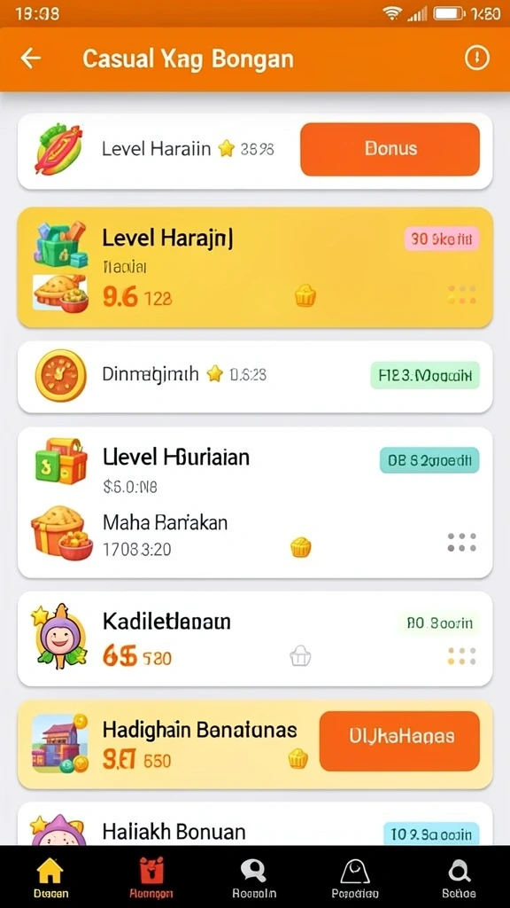 Ragam pilihan permainan yang menarik.