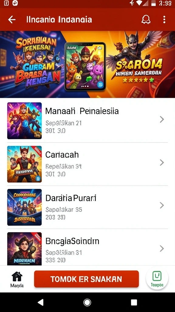 Tampilan utama aplikasi LOS303 yang menarik.