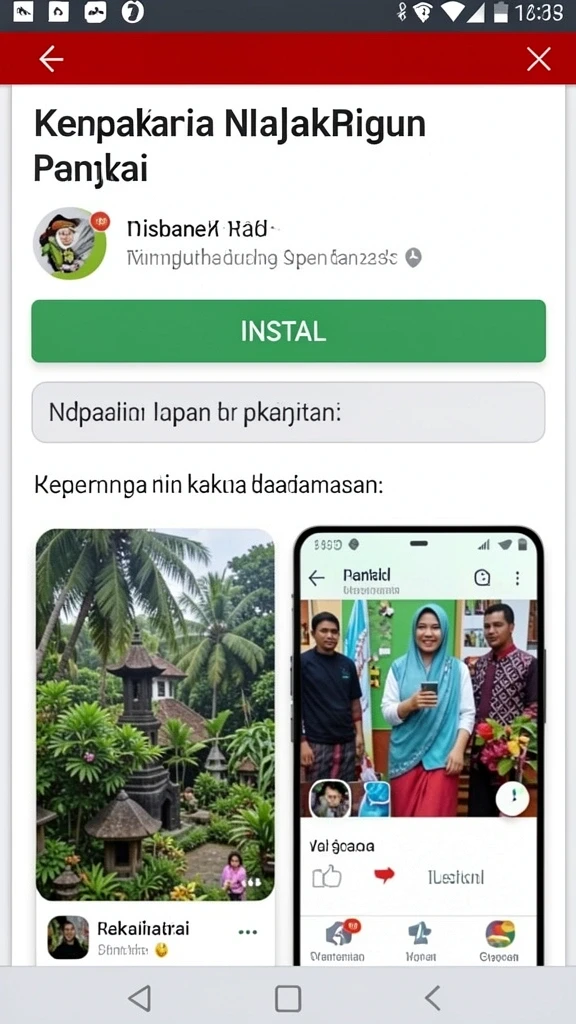 Fitur notifikasi yang memberikan hasil langsung dari permainan.