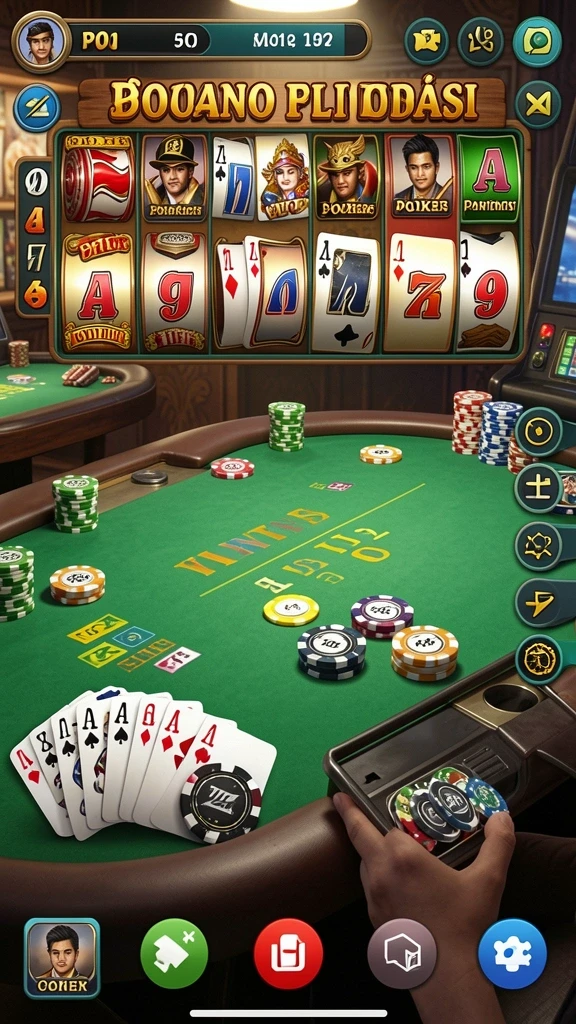 Screenshot interaksi multiplayer antara pemain.