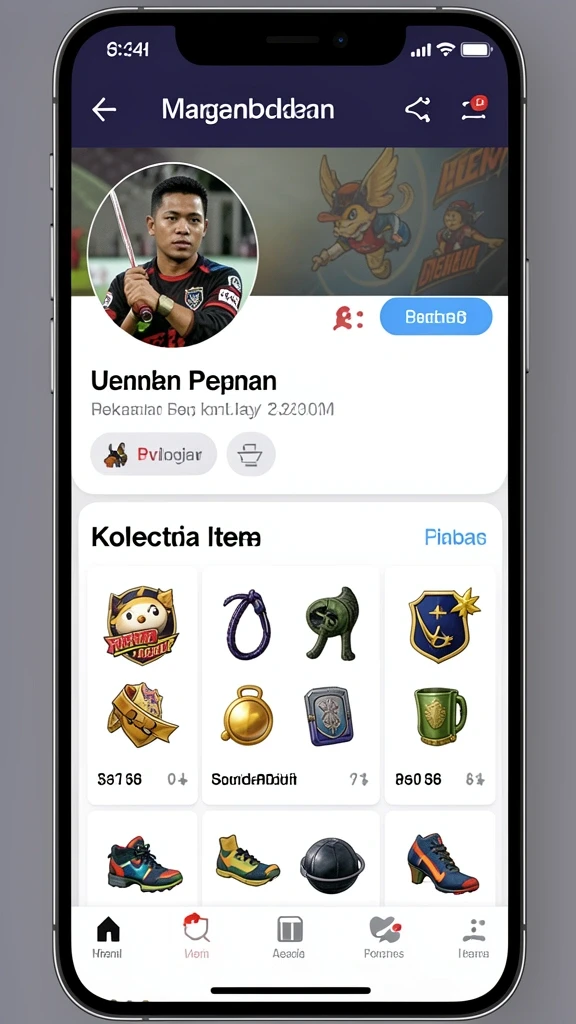 Tampilan awal yang menarik dan mudah dinavigasi.