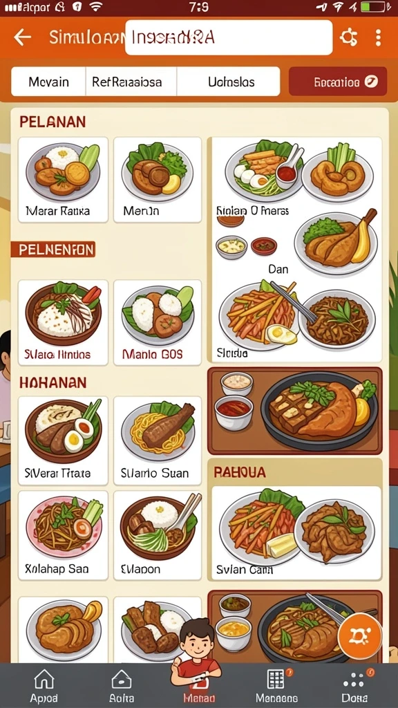 Tampilan antarmuka yang menarik dan mudah digunakan.