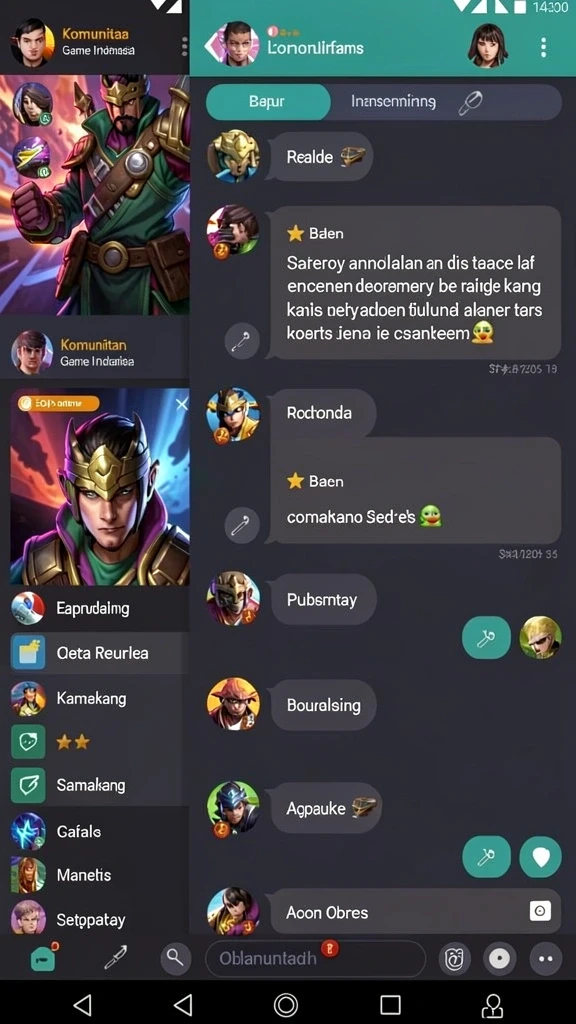 Tampilan awal permainan yang menarik.