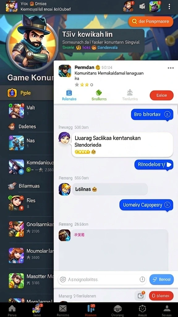 Pengaturan level penuh tantangan.