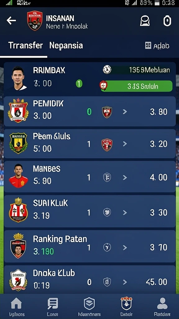 Tampilan antarmuka yang bersih dan menarik.