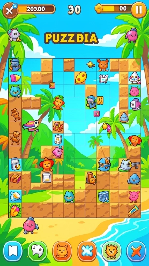 Tantangan dan puzzles yang menarik untuk diselesaikan.