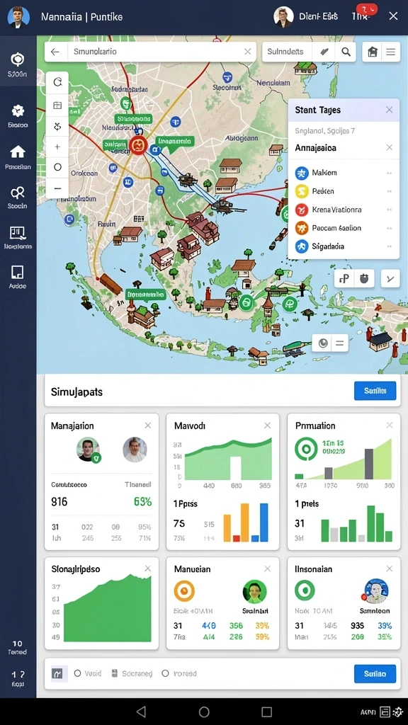 Tampilan antarmuka yang sederhana dan menarik.