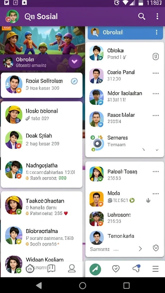 Tampilan antarmuka pengguna yang ramah dan intuitif.