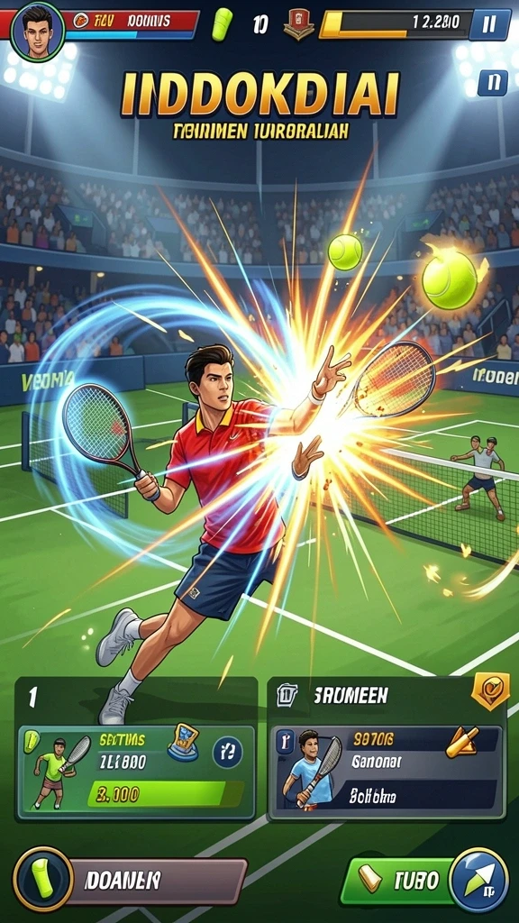 Pemain sedang berinteraksi dengan fitur sosial di dalam game.