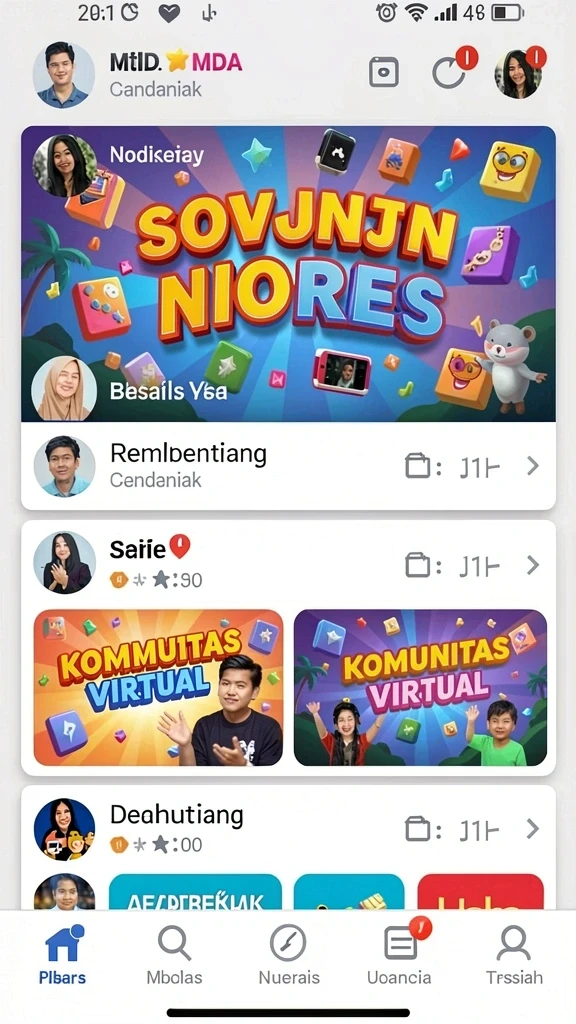 Tampilan karakter dengan detail tinggi dan warna cerah.