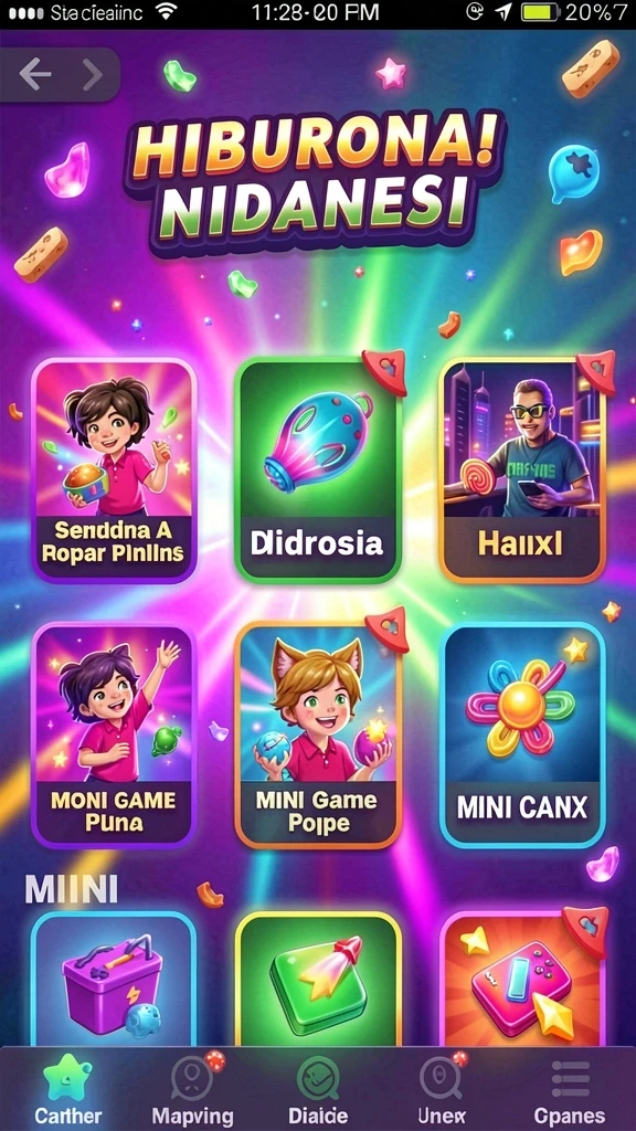 Misi menantang di setiap level yang berbeda.