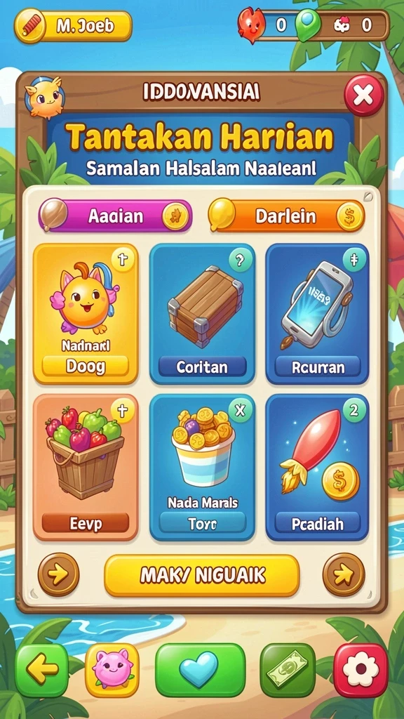Tampilan antarmuka yang ramah pengguna.