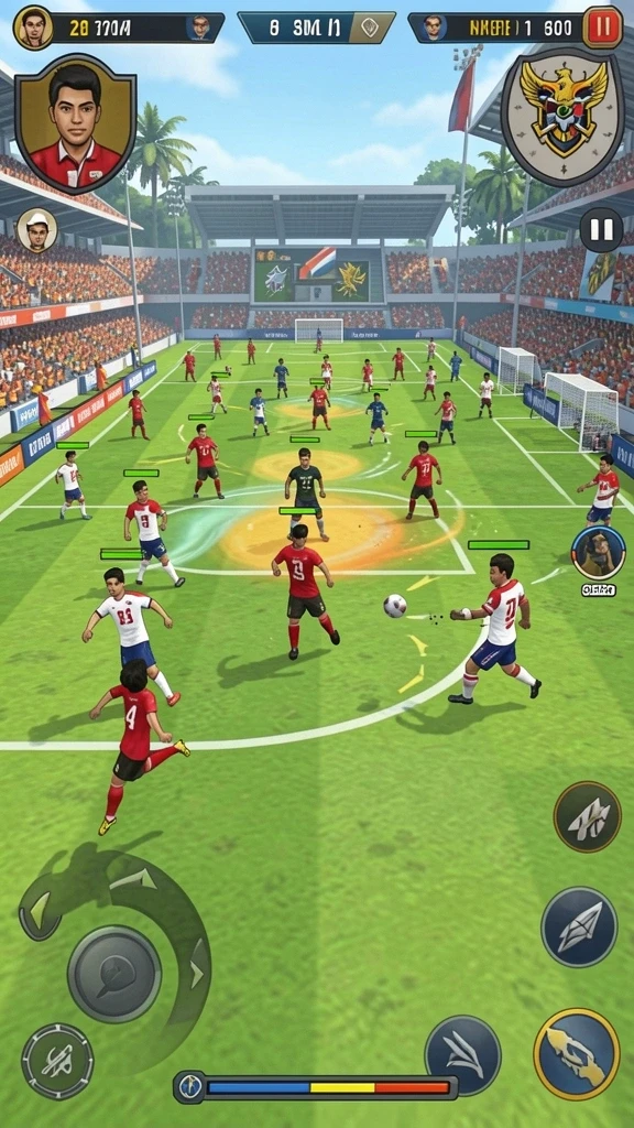 Adegan petualangan menegangkan di dalam game.