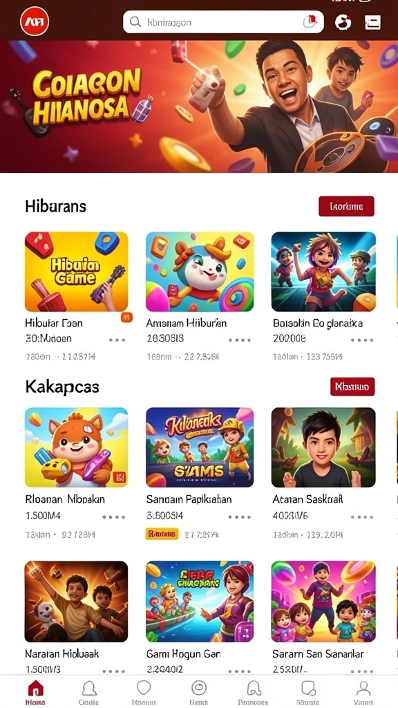 Gameplay yang seru dan adiktif di dalam permainan.