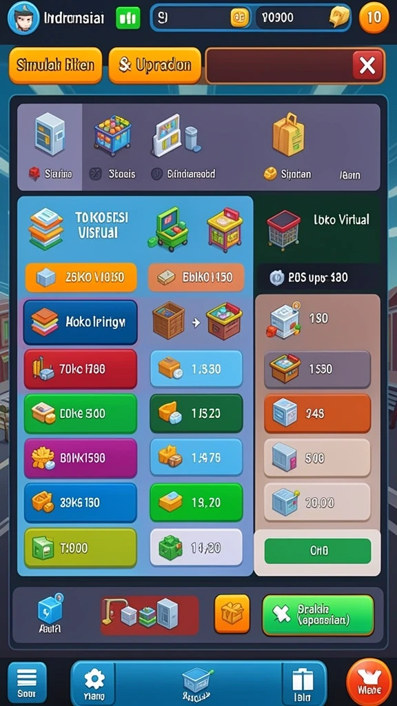 Tampilan antarmuka utama VC55 yang menarik.