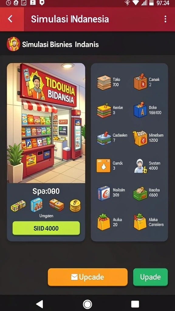 Tampilan menu utama WAJIK777 yang menarik.